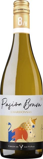 Вино Pasion Brava Chardonnay сухе біле 10.5-15% 0.75 л